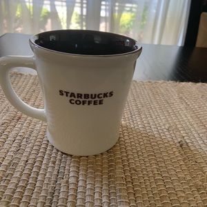 Starbucks 2009 white and chocolate mug
